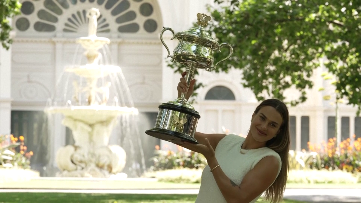 Aryna Sabalenka - ședință foto după Australian Open