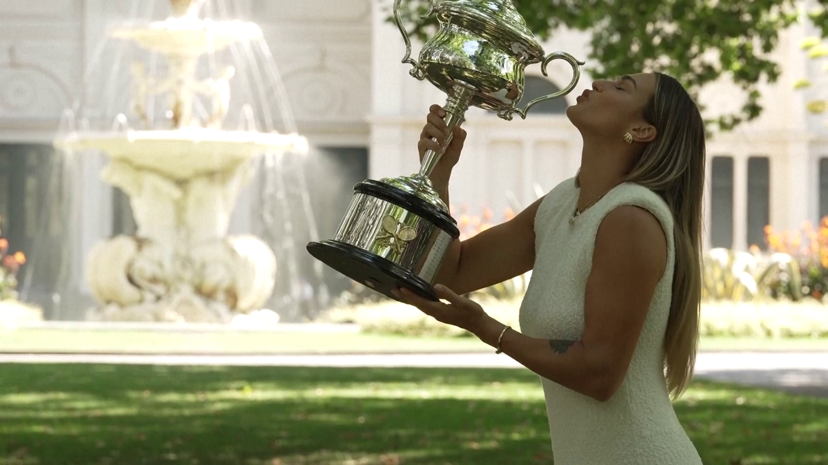 Aryna Sabalenka - ședință foto după Australian Open