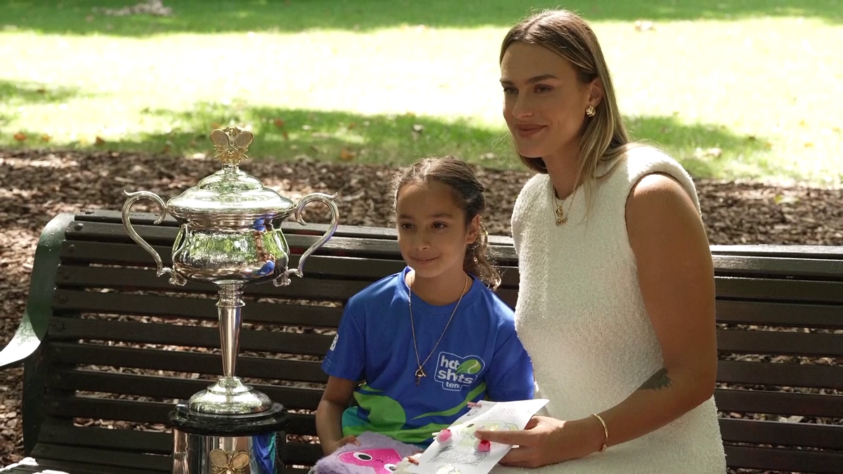 Aryna Sabalenka - ședință foto după Australian Open