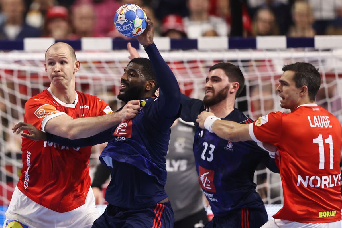 Cele mai spectaculoase imagini ale finalei Franța - Danemarca, CE de handbal masculin