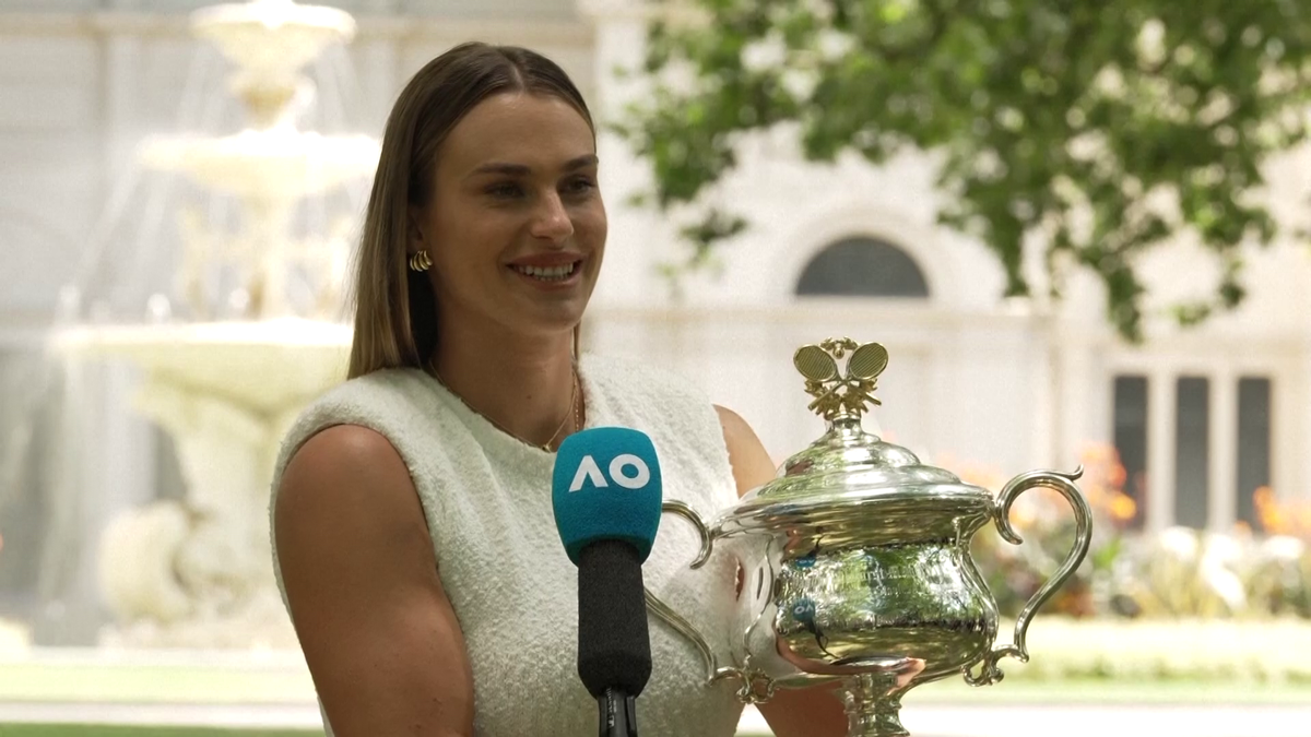 Aryna Sabalenka - ședință foto după Australian Open