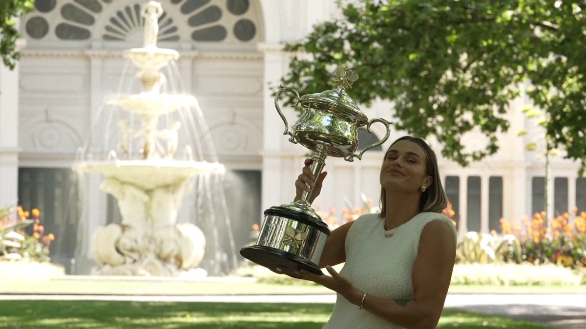 Aryna Sabalenka - ședință foto după Australian Open