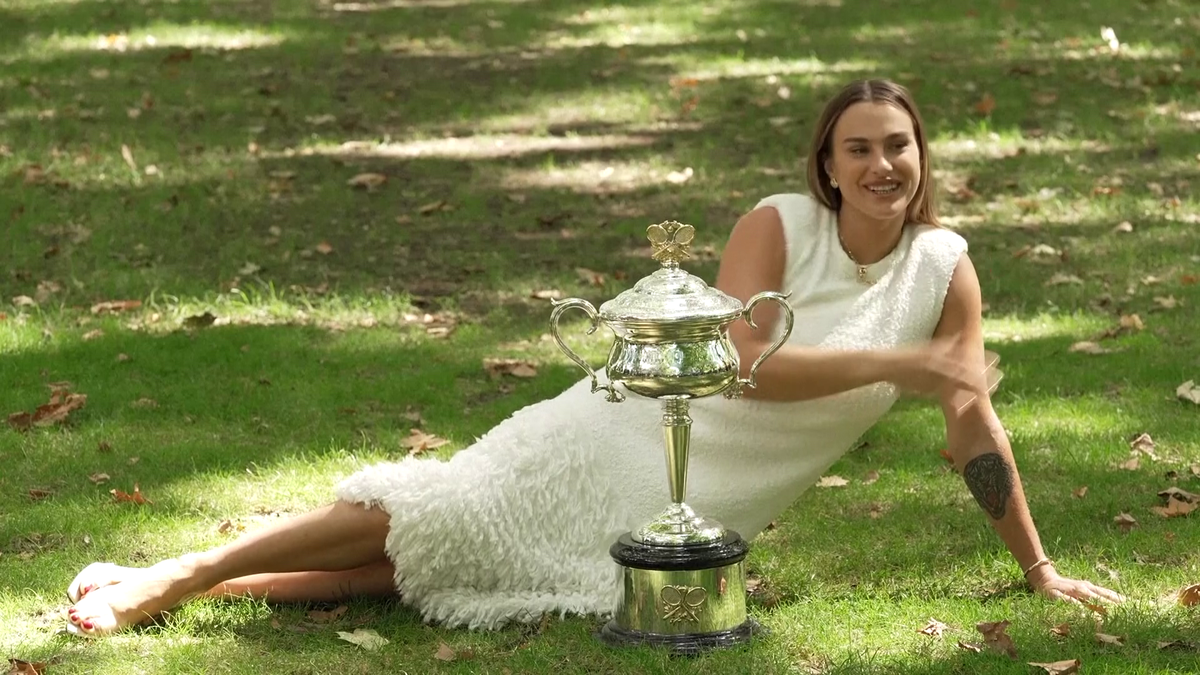 Aryna Sabalenka - ședință foto după Australian Open