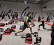 Concordia Chiajna s-a pregătit cu o antrenoare de fitness! Imagini inedite de la antrenament: cine i-a îmblânzit pe fotbaliști