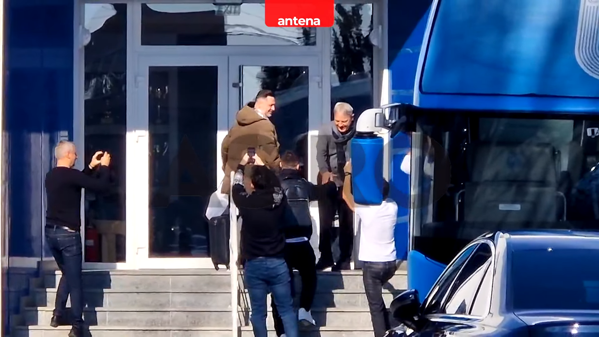 Mirel Rădoi a ajuns la Craiova! Primele imagini cu noul antrenor al oltenilor » Cine l-a întâmpinat
