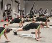 Concordia Chiajna s-a pregătit cu o antrenoare de fitness! Imagini inedite de la antrenament: cine i-a îmblânzit pe fotbaliști