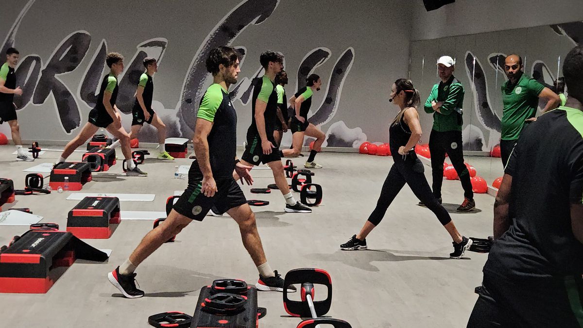 Antrenament Concordia Chiajna la deschiderea sălii World Class Cosmopolis + imagini fitness