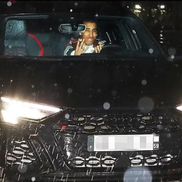 Leny Yoro a fost singurul care a zâmbit la bordul Audi-ului său