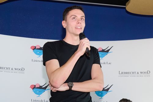 David Popovici în cadrul conferinței de presă FOTO Roxana Fleșeru