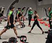 Concordia Chiajna s-a pregătit cu o antrenoare de fitness! Imagini inedite de la antrenament: cine i-a îmblânzit pe fotbaliști