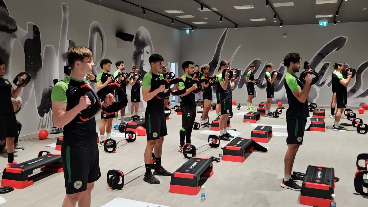Antrenament Concordia Chiajna la deschiderea sălii World Class Cosmopolis + imagini fitness