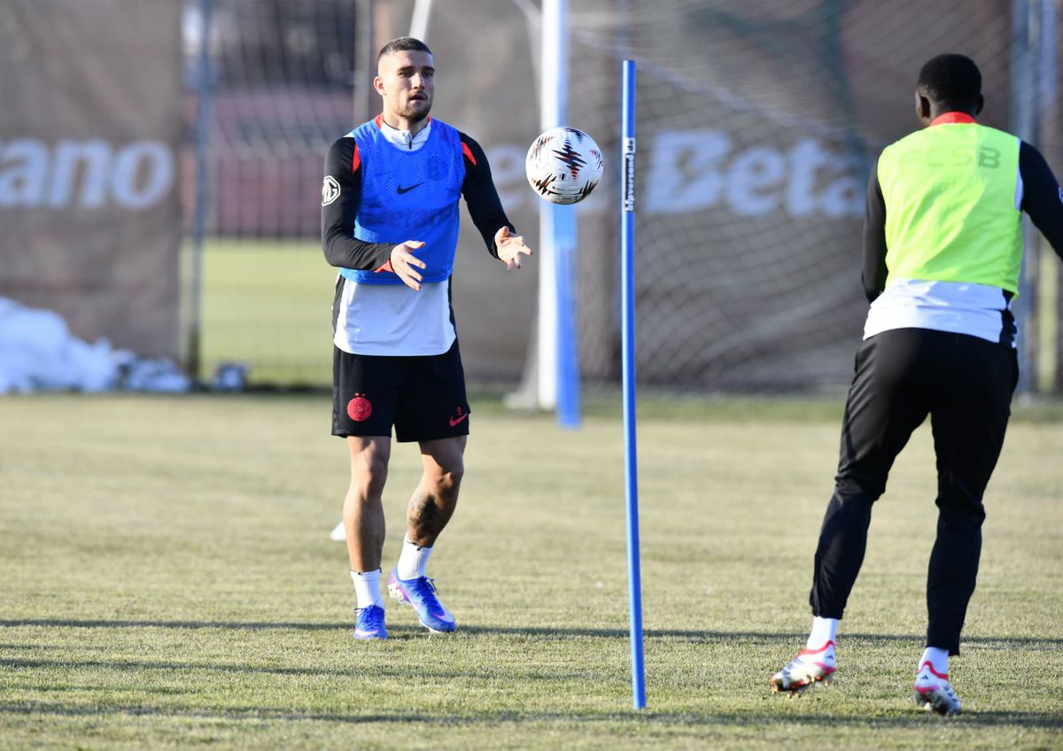 FCSB, antrenament oficial înaintea meciului cu Fenerbahce din Europa League. FOTO: Cristi Preda (GSP)