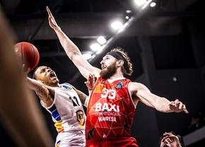 BAXI Manresa – U-BT Cluj-Napoca, meci hotărâtor pentru campioana României în EuroCup » „Studenții” s-au impus la scor în tur