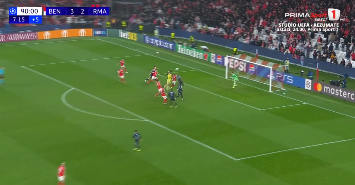 Benfica mai avea nevoie de un gol, portarul Trubin trăgea de timp în minutul 90+5! Explicația lui Jose Mourinho