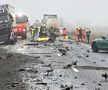 Șapte persoane au murit și trei au fost rănite în urma unui accident grav produs marți pe DN6-E70, în Lugojelul, județul Timiș.