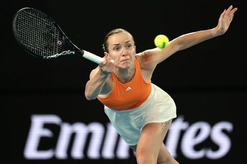 Elina Svitolina în acțiune la Australian Open Foto: Guliver/GettyImages