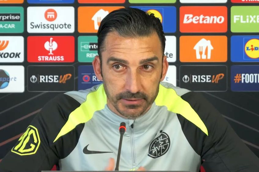 Elias Charalambous, antrenorul lui FCSB, la conferința premergătoare duelului cu Fenerbahce