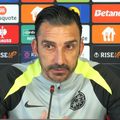 Elias Charalambous, antrenorul lui FCSB, la conferința premergătoare duelului cu Fenerbahce
