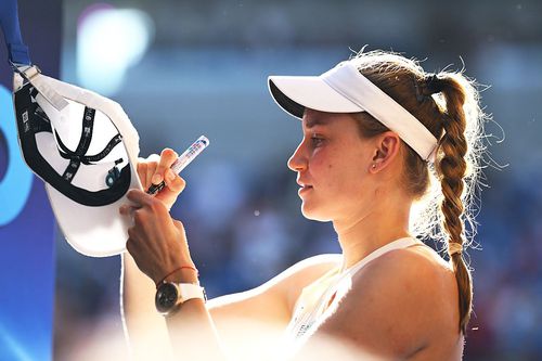 Elena Rybakina (26 de ani, loc 5 WTA), jucătoarea originară din Rusia, care joacă sub steagul Kazahstanului, foto: Guliver/gettyimages