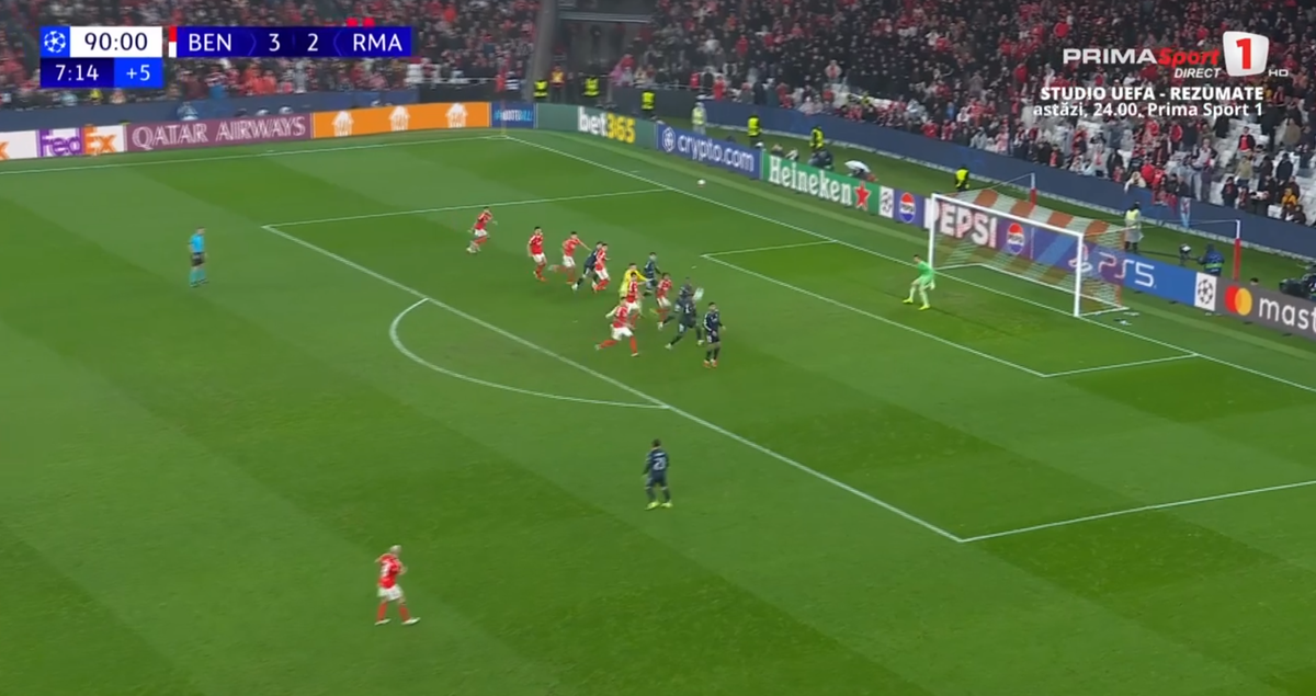 Benfica mai avea nevoie de un gol, portarul Trubin trăgea de timp în minutul 90+5! Explicația lui Jose Mourinho