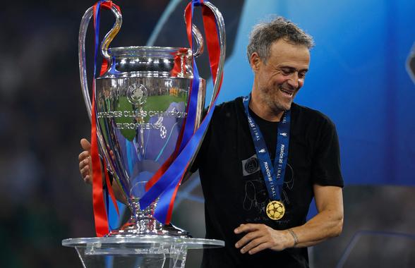 ICI C'EST LUIS! » Antrenorul infailibil în finale cu PSG: 4 câștigate la fel doar în acest sezon + Record de victorii!