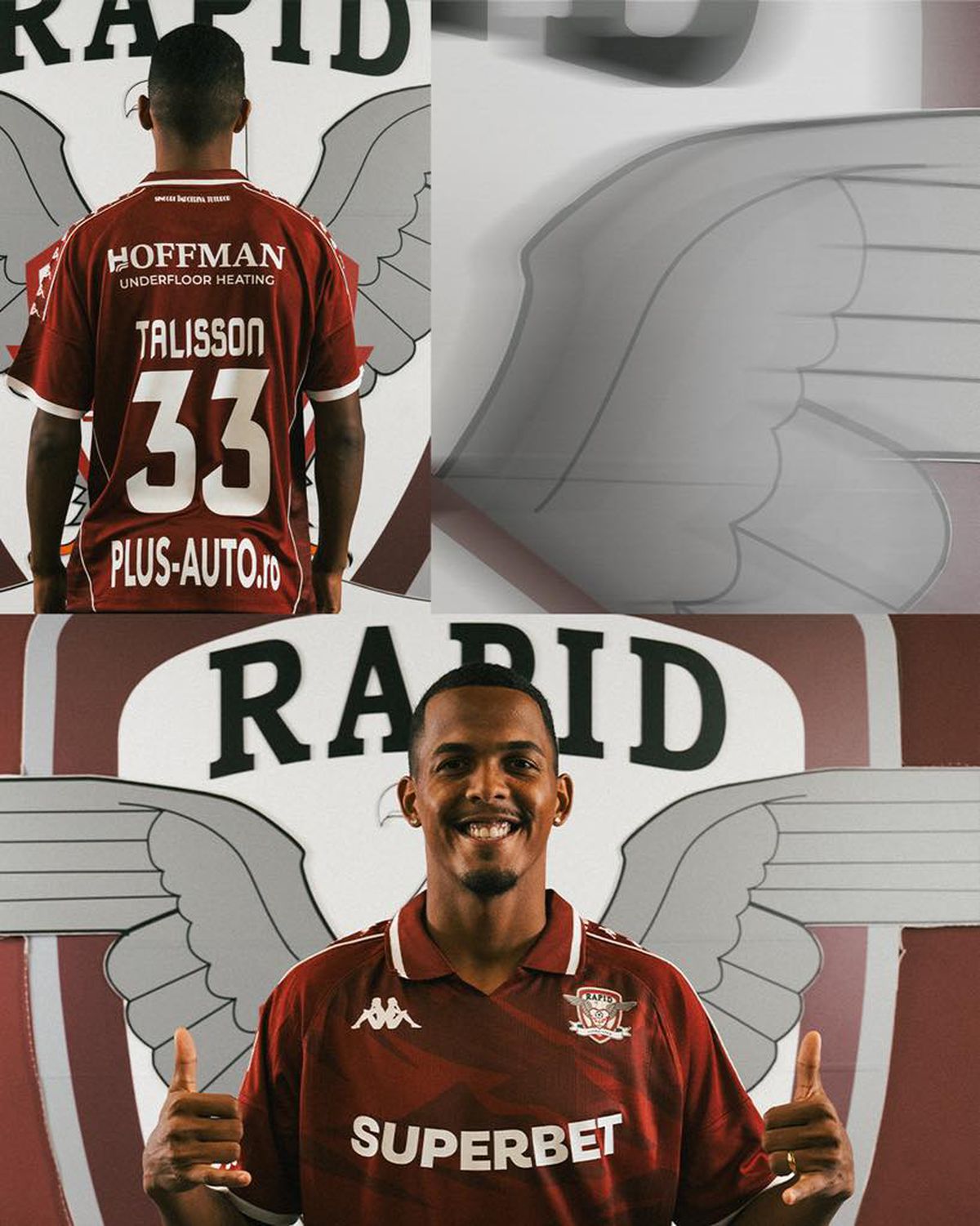 Poza de la prezentarea lui Talisson, considerată nepotrivită de Decebal Rădulescu