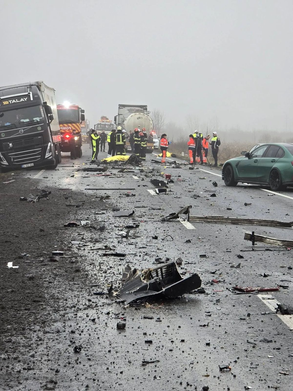 Ce a găsit un șofer grec la locul tragediei de la Lugojel