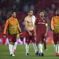 Jucătorii lui CFR Cluj, dezamăgiți la finalul meciului cu Sevilla // FOTO: Guliver/GettyImages