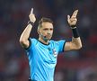 Arbitrul Andris Treimanis a fost criticat de clujeni după meci // FOTO: Guliver/GettyImages