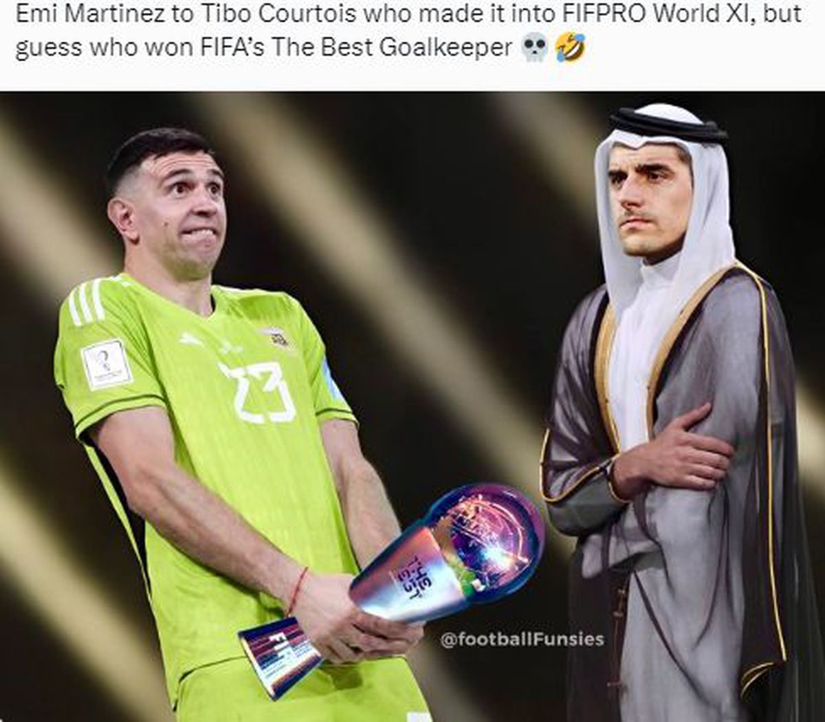 Cele mai tari meme-uri după gala FIFA The Best » Fanii l-au ironizat pe Cristiano Ronaldo