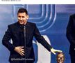 „Messi a primit premiul The Best și a primit trofeul cu Ronaldo plângând”