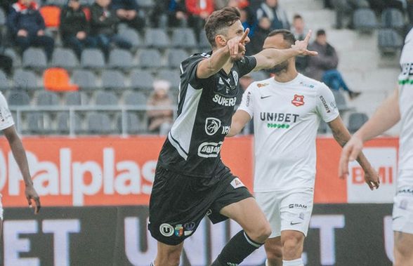 FC Hermannstadt - U Cluj 0-1 » Istvan Kovacs a salvat brigada lui Colțescu! Două decizii cruciale la Sibiu