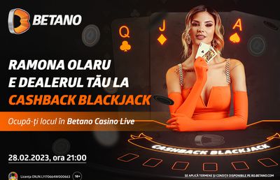 Ramona Olaru e dealerul tău de distracție și de cadouri în Betano Casino Live!