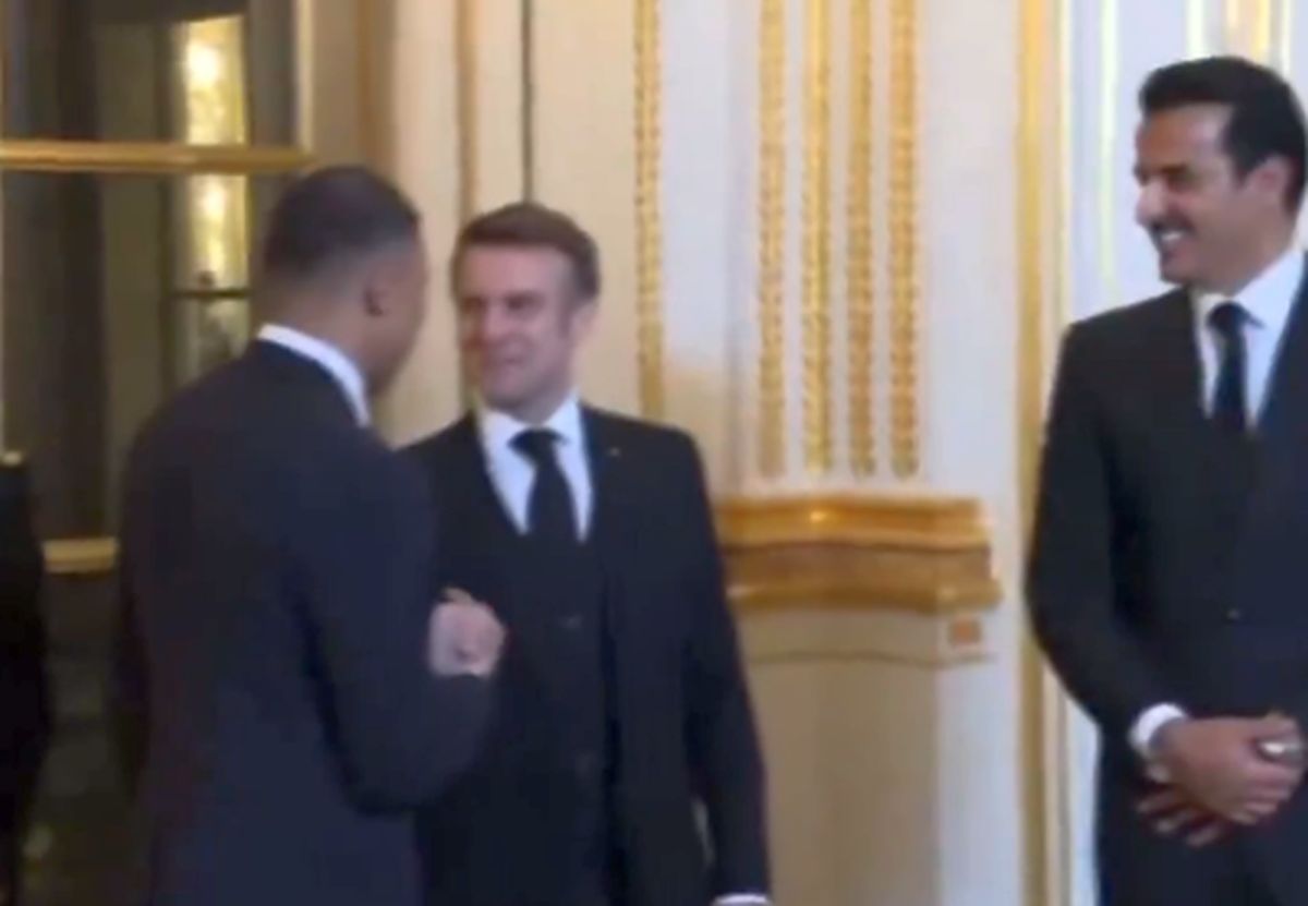 Kylian Mbappe la Palatul Elysee