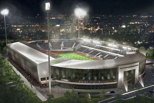 Proiecția stadionului Politehnicii Iași / Foto: GSP