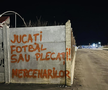 Ultrașii s-au ridicat împotriva patronului: „Știința nu e jucăria familiei tale!”. Mesaje de amenințare la sediul clubului