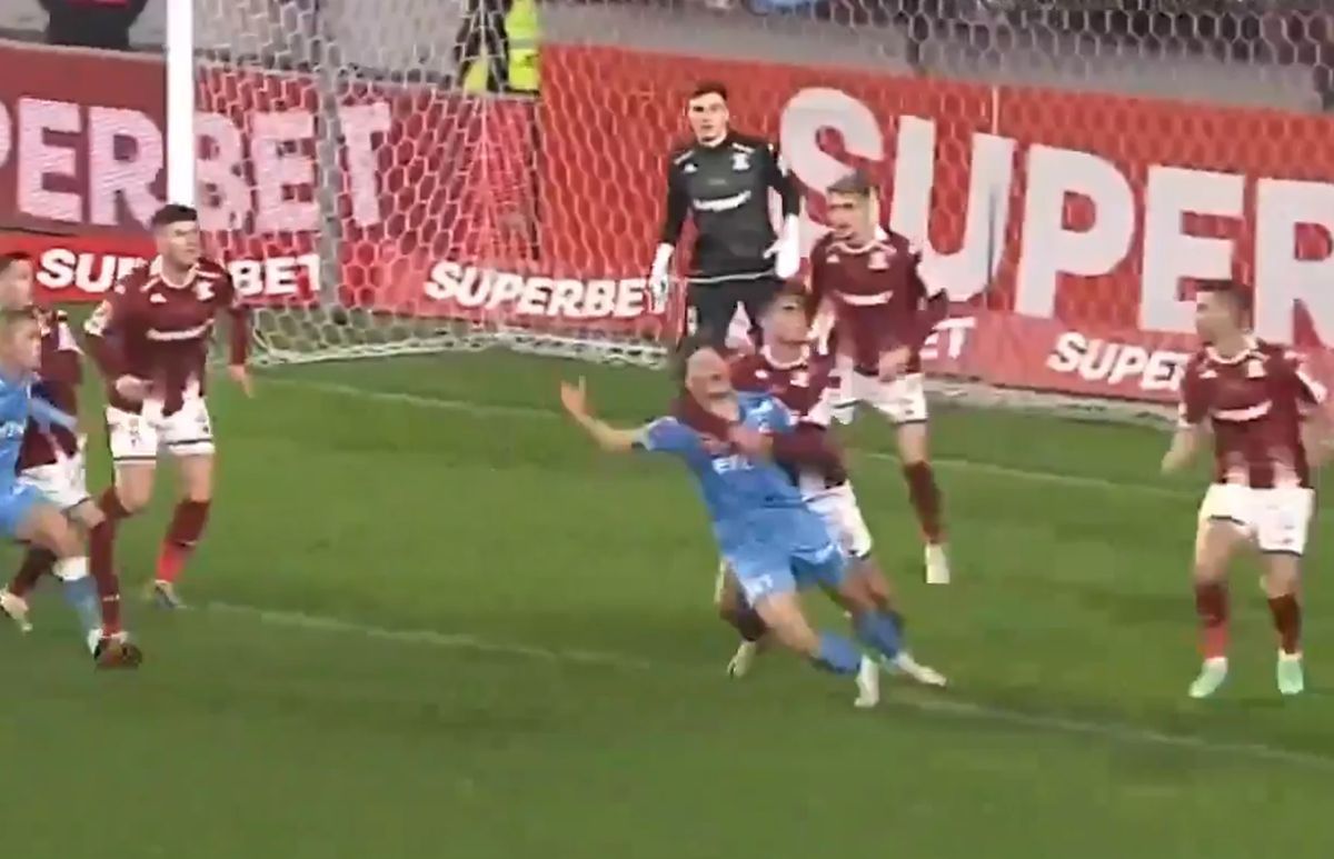 Greșeală majoră de arbitraj depistată în Rapid - UTA: „E penalty!”