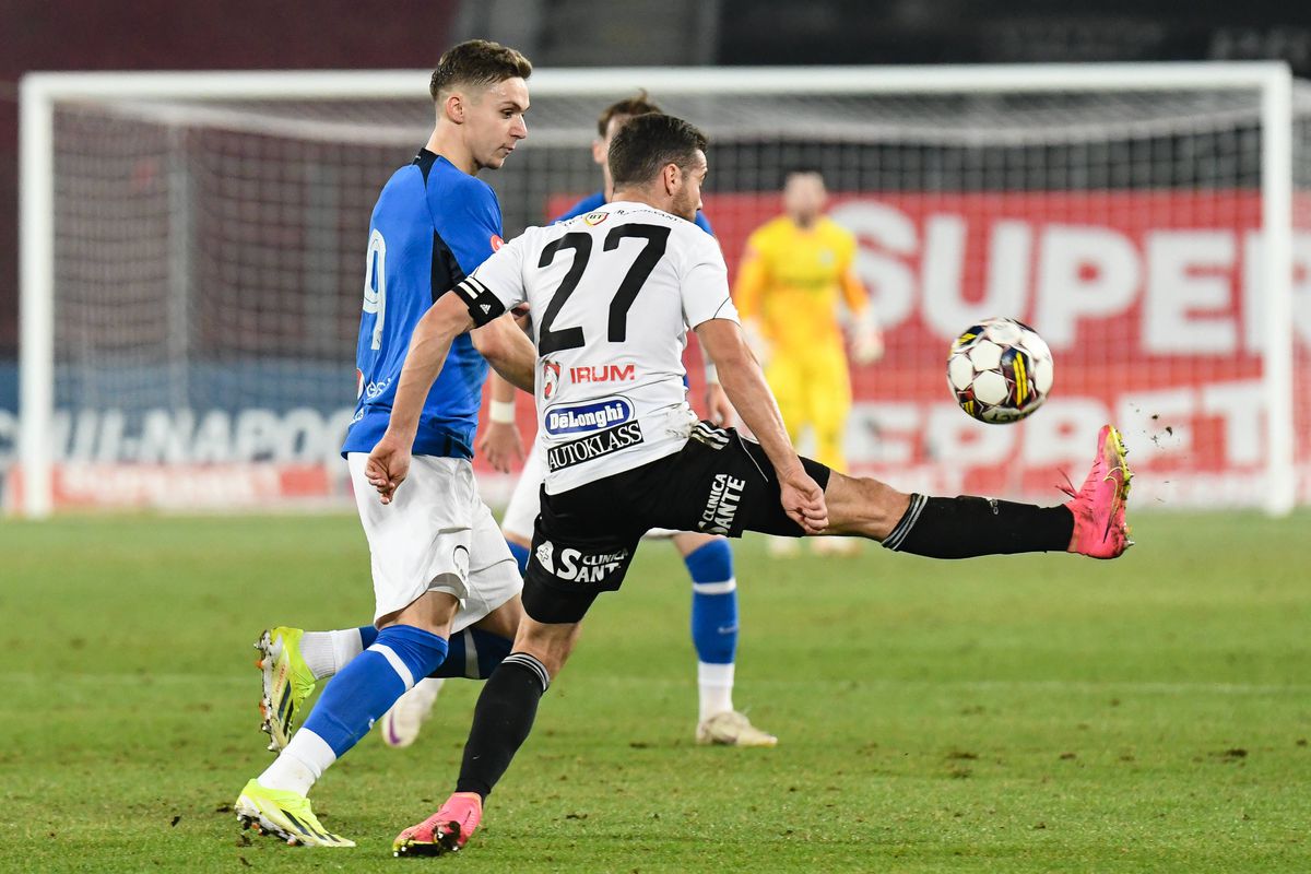 Sabău l-a scos la tablă pe Hagi! U Cluj o învinge pe Farul după o gafă de amatori și e în cărți pentru play-off! Clasamentul ACUM