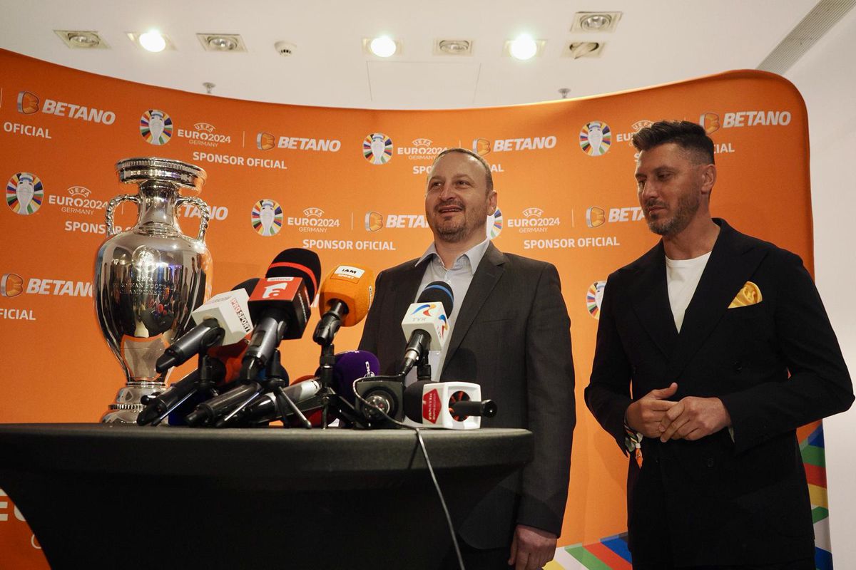 Trofeul EURO a ajuns la București