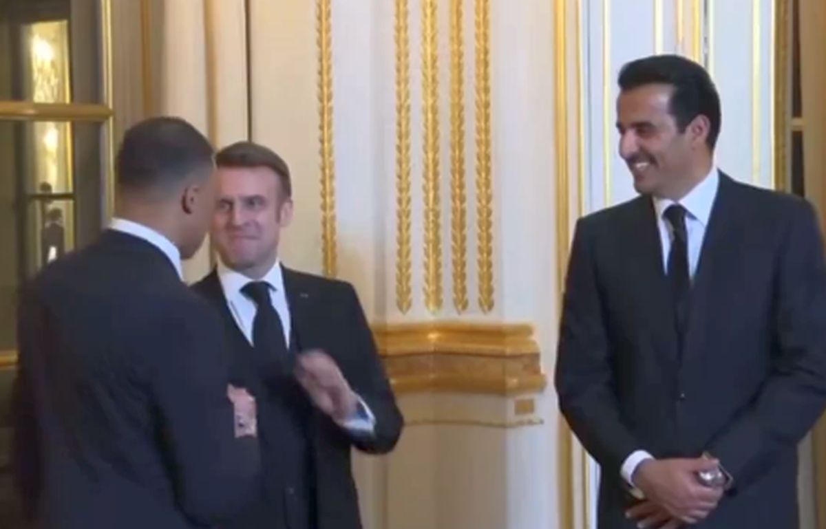 Kylian Mbappe la Palatul Elysee