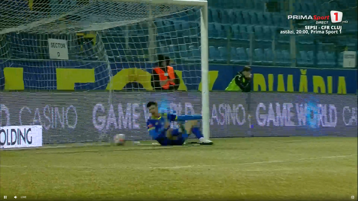 Fază hilară în Superliga » Cum a putut să-și dea autogol fostul jucător de la Rapid