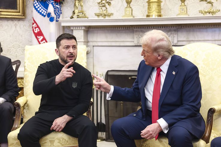 Imagini de la Casa Albă, din timpul tensionatei întâlniri Trump - Zelenski / FOTO: Imago