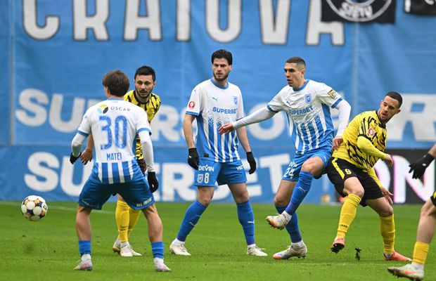 Autogol pentru „2 pauză, 1 final” » Universitatea Craiova a arătat rău în fața „lanternei” Metaloglobus
