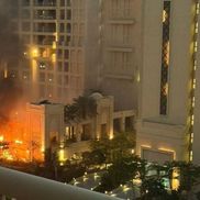 Explozii în Dubai, în urma valului de rachcete lansate de Iran / Sursă foto: X