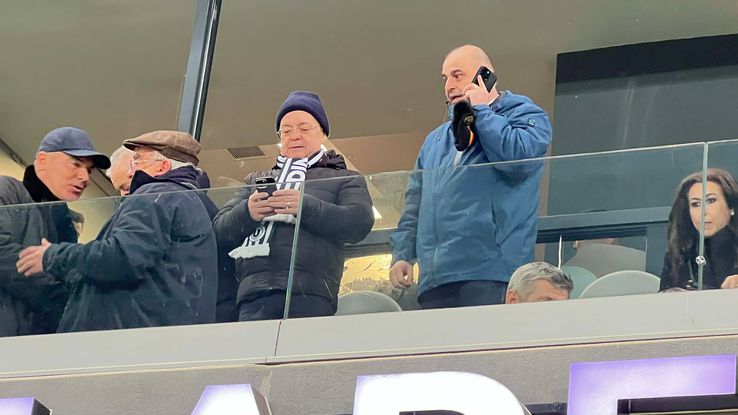 Emil Boc, prezent la U Cluj - Oțelul Galați / Foto: David Istrate GSP