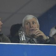 Imagine de la tribuna oficială a celor de la Farul, în timpul partidei cu CFR Cluj