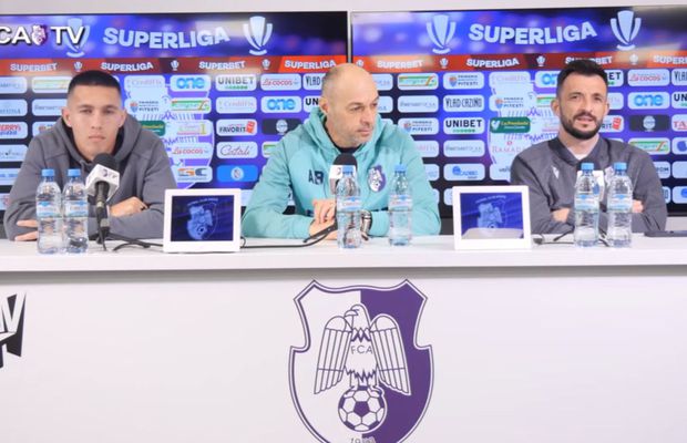 Stupoare în conferința lui FC Argeș, angajatul piteștenilor a strigat: „Hai, Dinamo!” » Ce a urmat