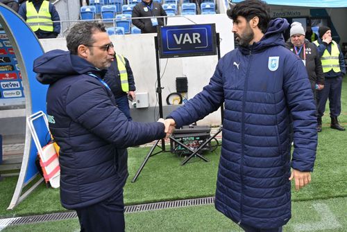 Mihai Teja (stânga) și Filipe Coelho