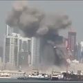 Bombardamentul din Abu Dhabi / Sursă foto: Captură X