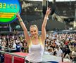 Sandra Izbașa, apariție de senzație pe scena de la Sala Palatului, alături de Andreea Esca și Lidia Buble: „Campioana blondă”